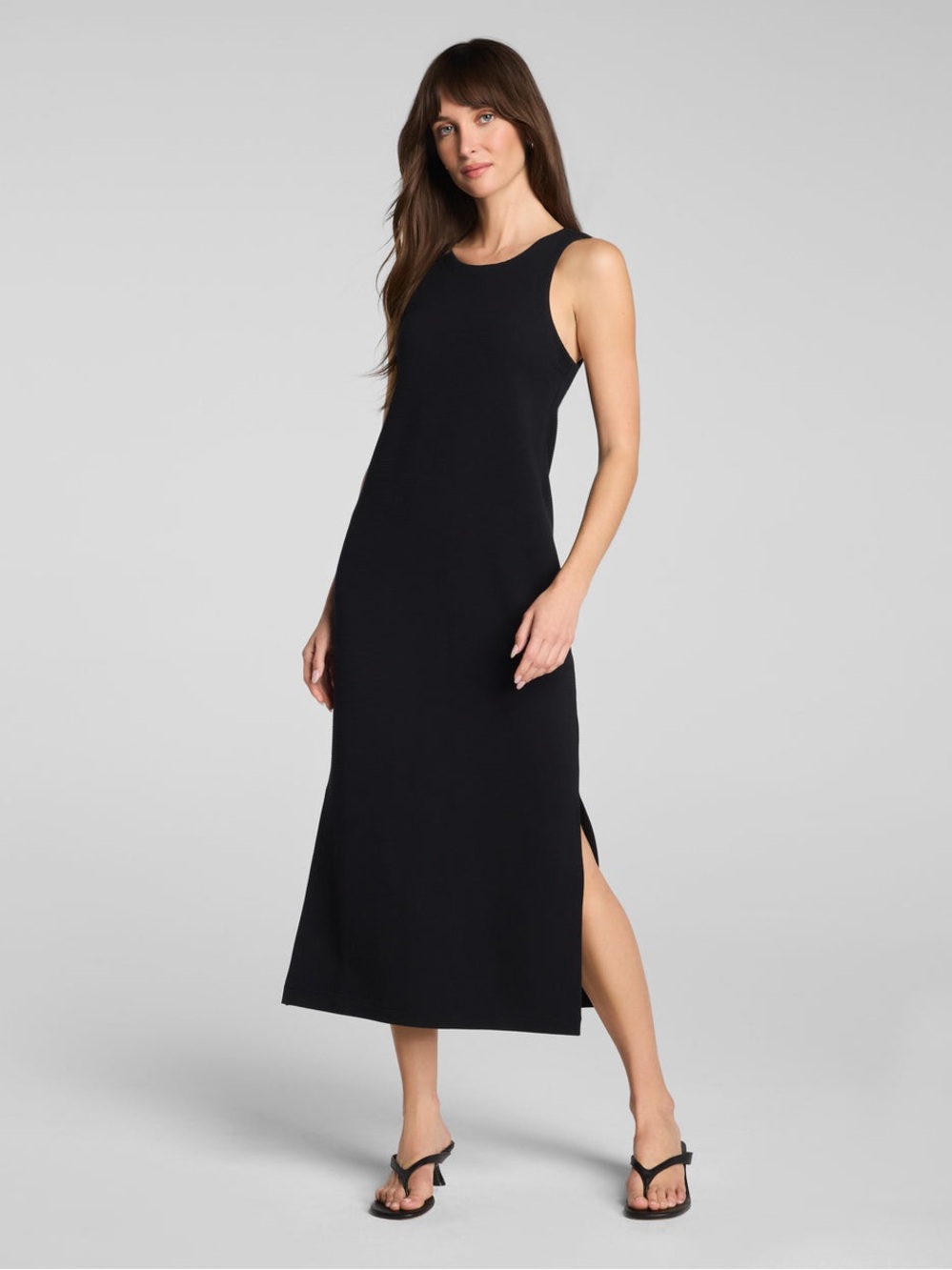 Spanx AirEssentials Sleeveless Maxi Tank Dress Soft Stretchy In Black Size M